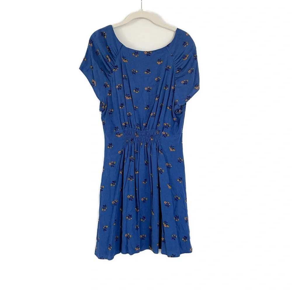 Free People Everyone's Favorite Mini Dress Blue Size Small NWT - Picture 7 of 7